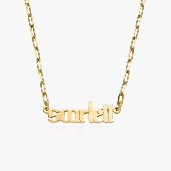 Gothic Name necklace