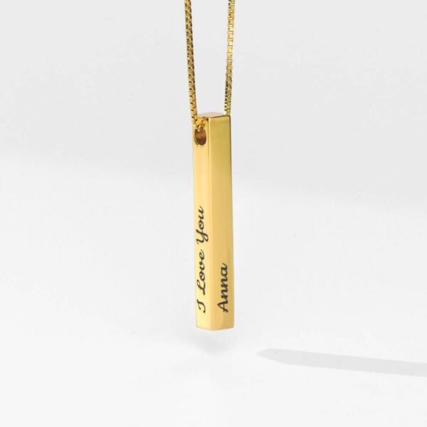 Bar Necklace - 18k Gold