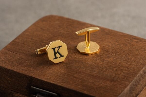 Octagon Personalized Cufflinks - Image 5