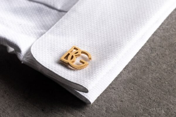 Personalized Initial Cufflinks - Image 2