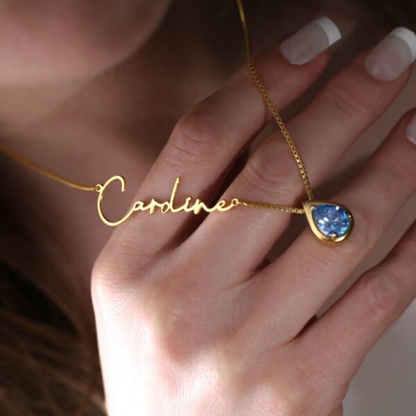 BirthStone Name necklace - Image 2